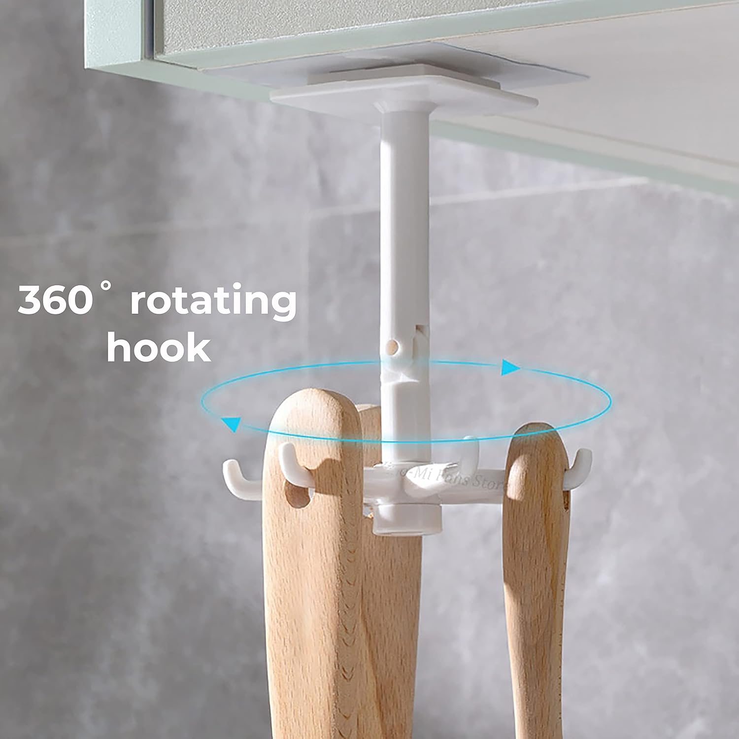 360° Rotating Wall Hook (Pack of 5)