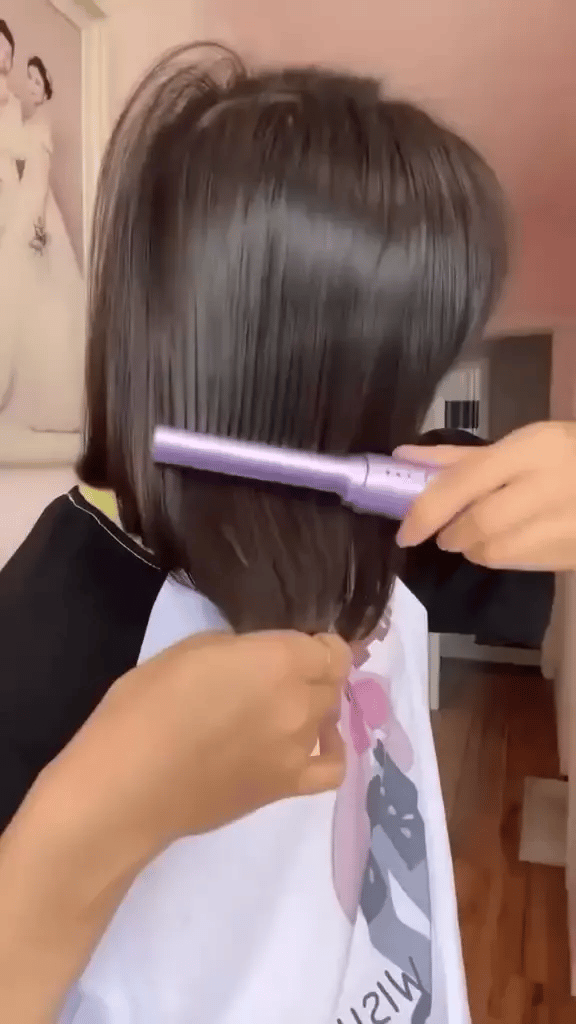 2 in 1 Rechargeable Hair Straightener + Comb